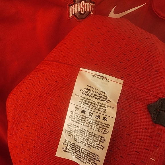 NWOT Nike Ohio State Buckeyes NCAA Football Team Jersey Mens XL & XXL - Picture 5 of 11
